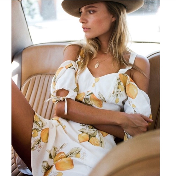 For Love And Lemons Dresses & Skirts - for love & lemonade limonada lemon mini dress